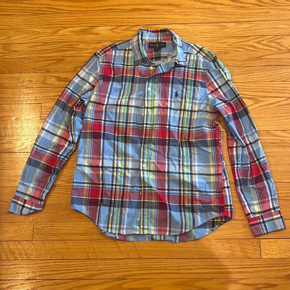 Ralph Lauren boys plaid dress shirt